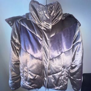 Velour purple jacket